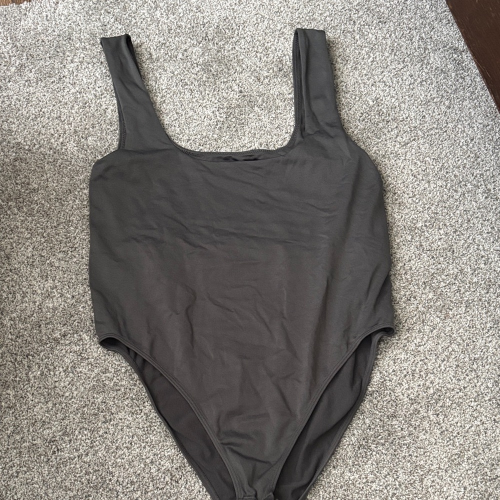 a new day Charcoal Bodysuit